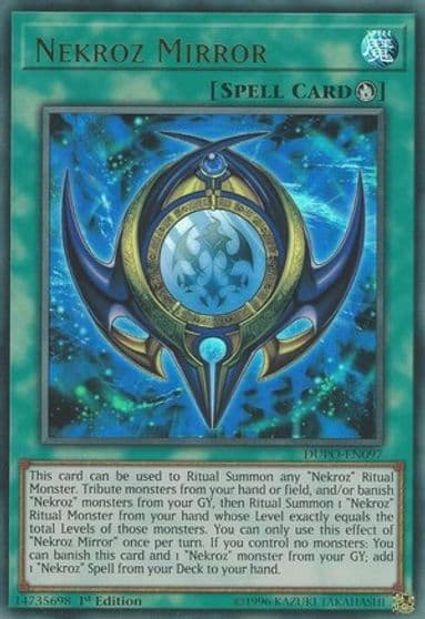 Nekroz Mirror Duel Power Yu-Gi-Oh! card