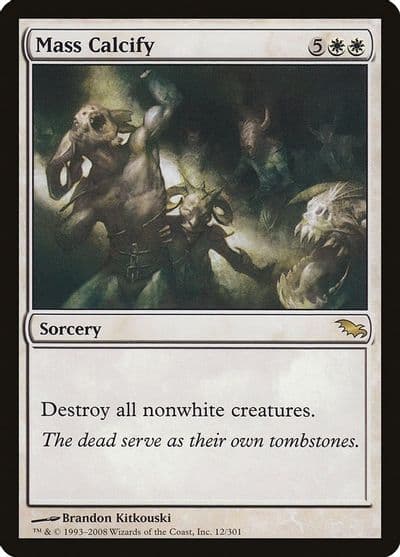 Mass Calcify Shadowmoor Magic card