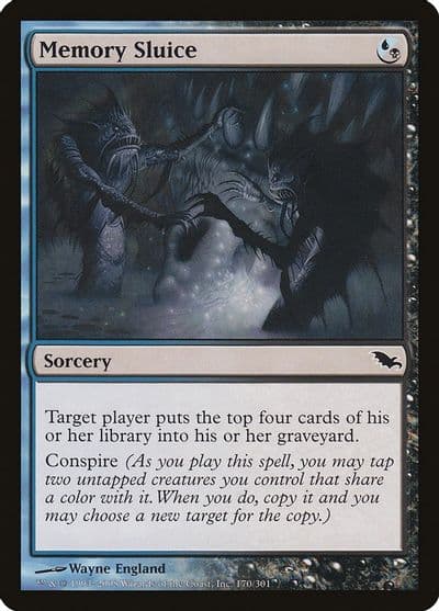 Memory Sluice Shadowmoor Magic card
