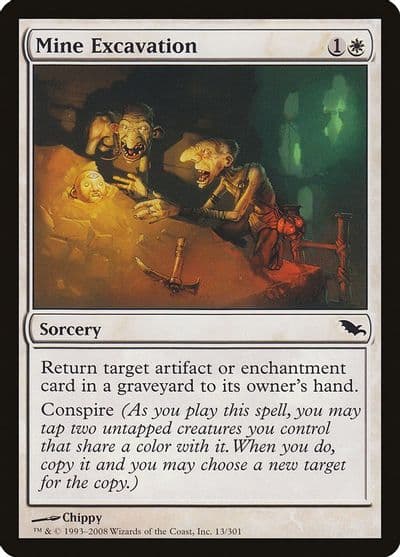 Mine Excavation Shadowmoor Magic card