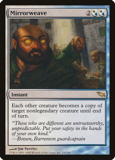 Mirrorweave Shadowmoor Magic card