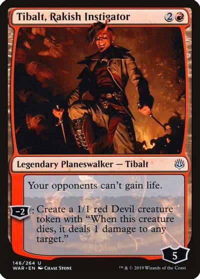 Tibalt Rakish Instigator War of the Spark Magic card