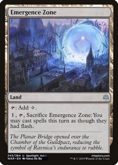 Emergence Zone War of the Spark Magic card