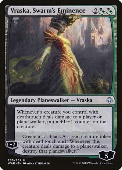 Vraska Swarms Eminence War of the Spark Magic card