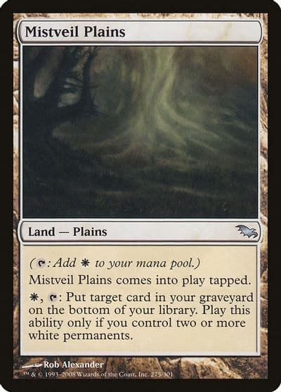 Mistveil Plains Shadowmoor Magic card