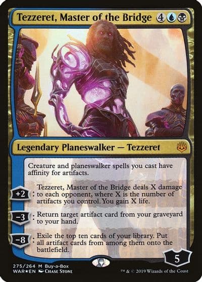 Tezzeret Master of the Bridge Buy-A-Box Promos Magic card