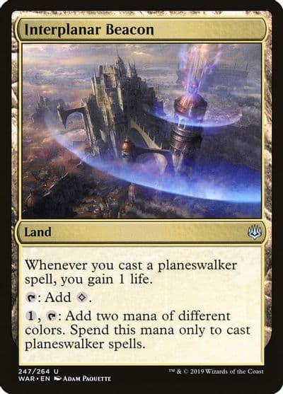 Interplanar Beacon War of the Spark Magic card
