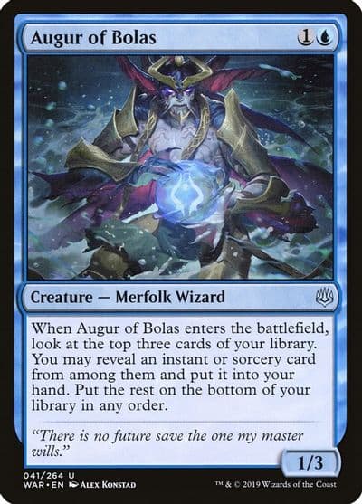 Augur of Bolas War of the Spark Magic card
