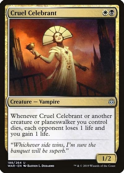 Cruel Celebrant War of the Spark Magic card