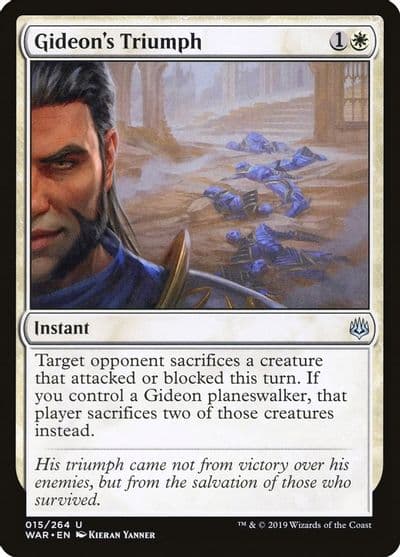 Gideons Triumph War of the Spark Magic card