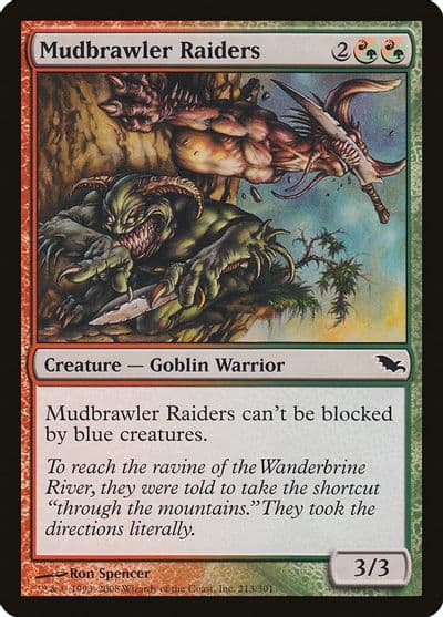 Mudbrawler Raiders Shadowmoor Magic card