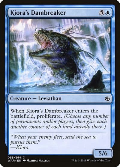 Kioras Dambreaker War of the Spark Magic card