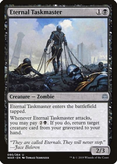 Eternal Taskmaster War of the Spark Magic card