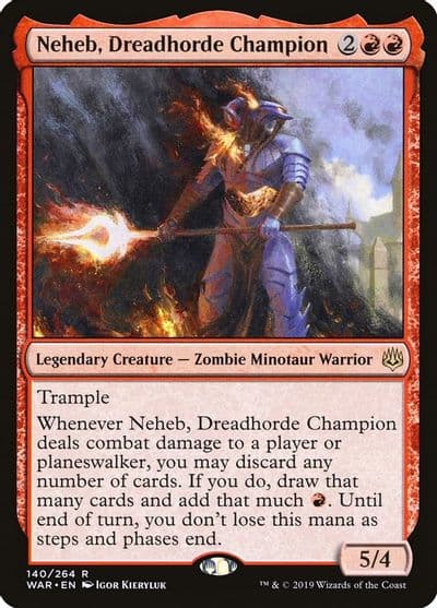 Neheb Dreadhorde Champion War of the Spark Magic card