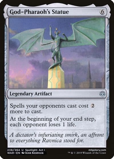 God Pharaohs Statue War of the Spark Magic card