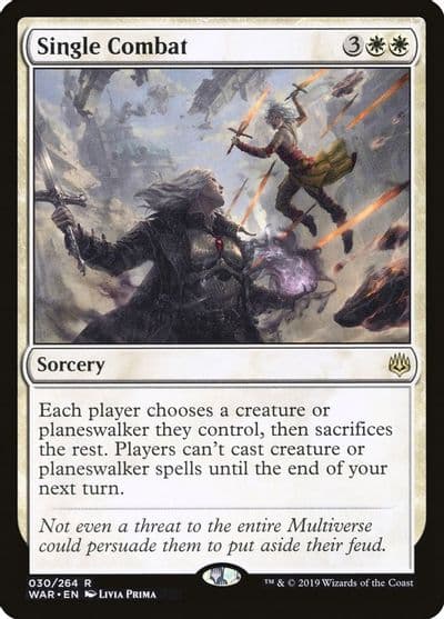 Single Combat War of the Spark Magic card
