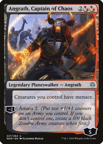 Angrath Captain of Chaos War of the Spark Magic card
