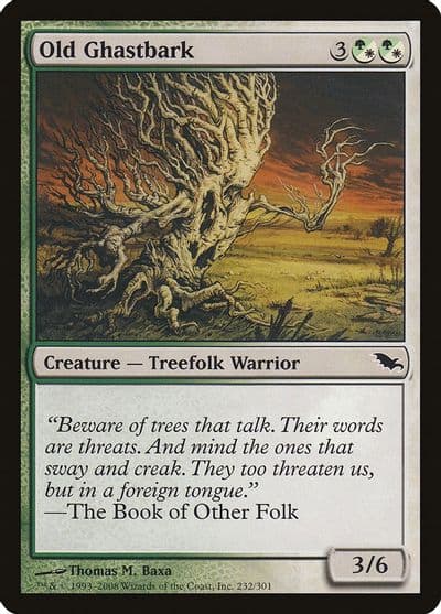 Old Ghastbark Shadowmoor Magic card