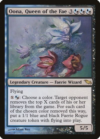 Oona Queen of the Fae Shadowmoor Magic card