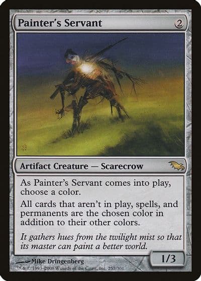 Painters Servant Shadowmoor Magic card