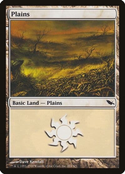 Plains 284 Shadowmoor Magic card