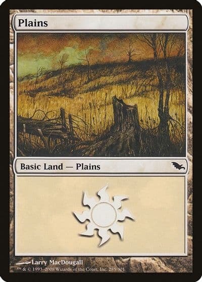 Plains 285 Shadowmoor Magic card