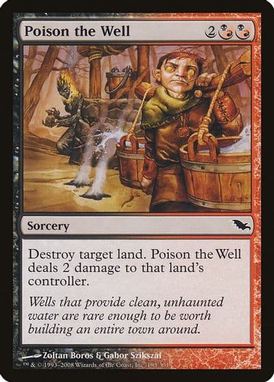 Poison the Well Shadowmoor Magic card