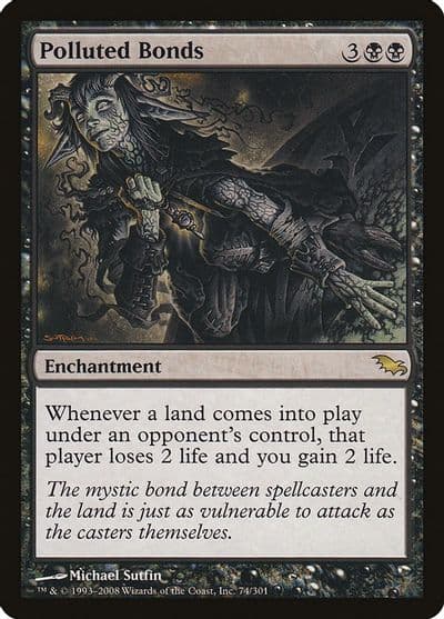 Polluted Bonds Shadowmoor Magic card