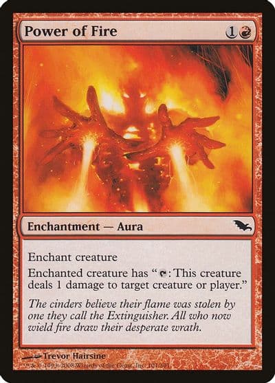Power of Fire Shadowmoor Magic card