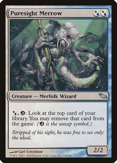 Puresight Merrow Shadowmoor Magic card