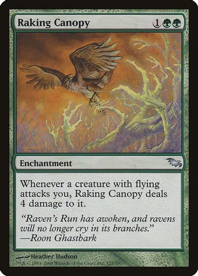 Raking Canopy Shadowmoor Magic card