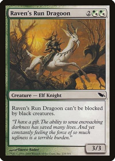 Ravens Run Dragoon Shadowmoor Magic card