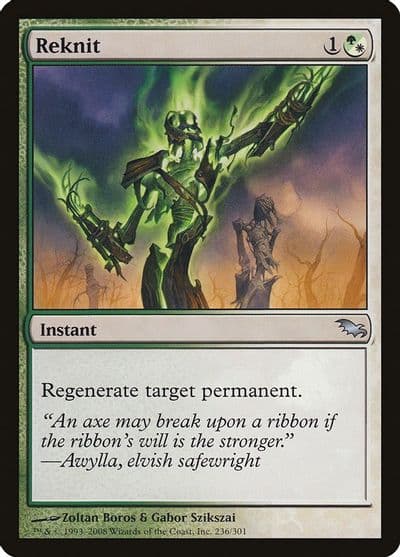 Reknit Shadowmoor Magic card
