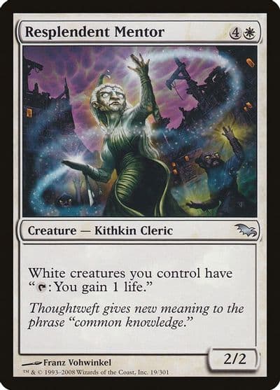 Resplendent Mentor Shadowmoor Magic card