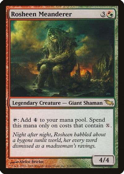 Rosheen Meanderer Shadowmoor Magic card