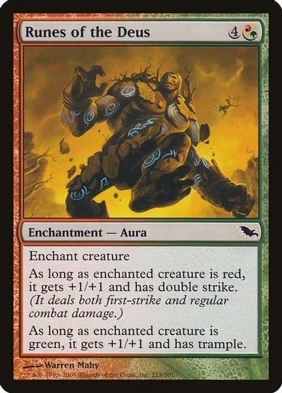 Runes of the Deus Shadowmoor Magic card