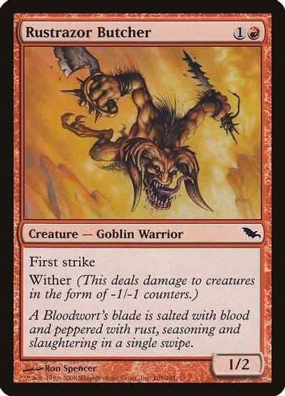 Rustrazor Butcher Shadowmoor Magic card
