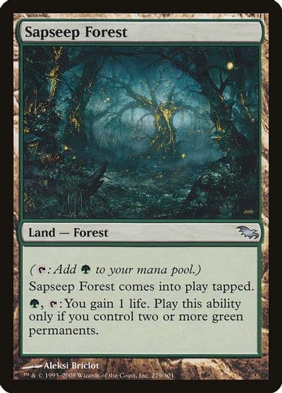 Sapseep Forest Shadowmoor Magic card