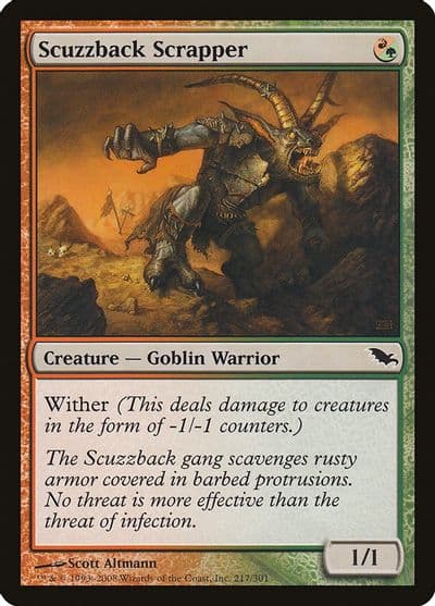 Scuzzback Scrapper Shadowmoor Magic card