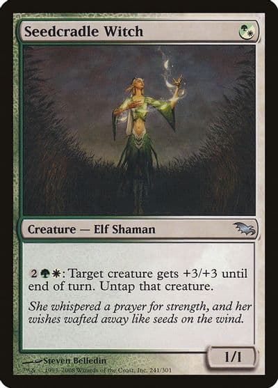 Seedcradle Witch Shadowmoor Magic card
