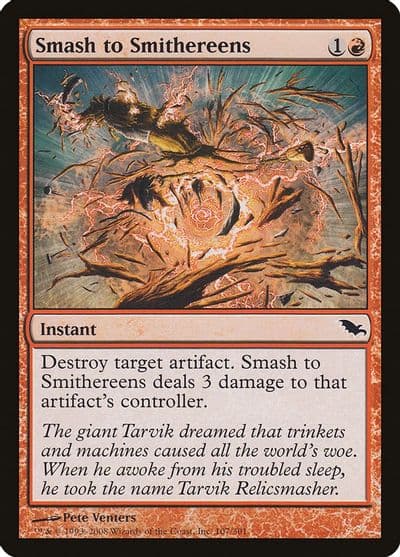 Smash to Smithereens Shadowmoor Magic card
