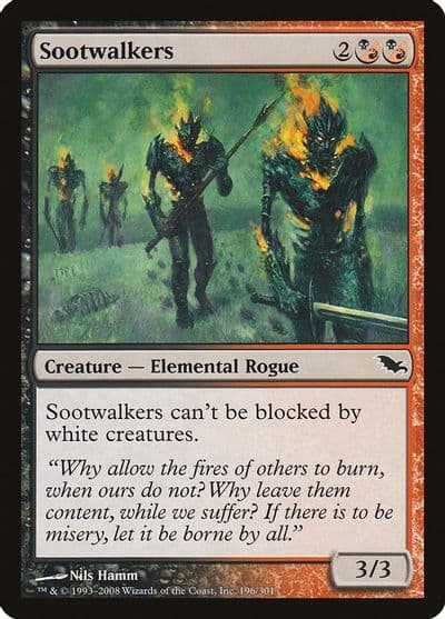 Sootwalkers Shadowmoor Magic card