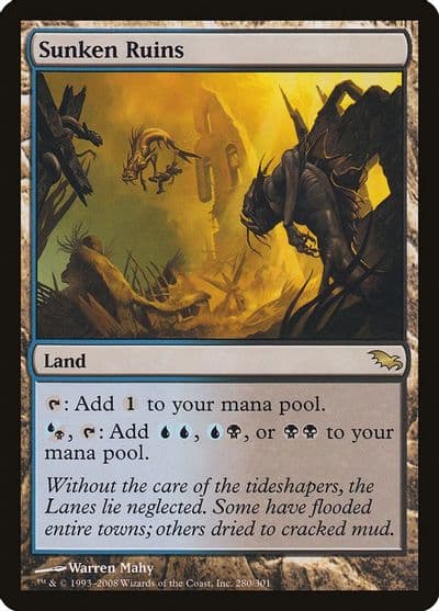 Sunken Ruins Shadowmoor Magic card