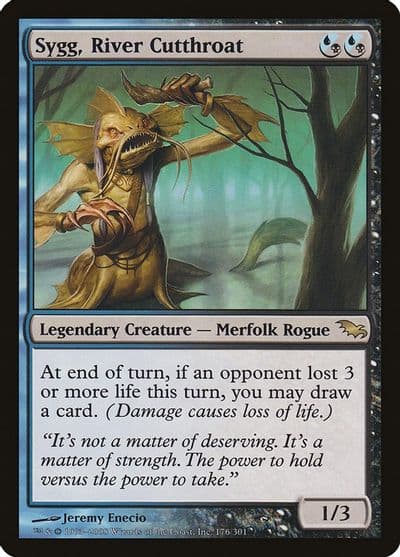 Sygg River Cutthroat Shadowmoor Magic card