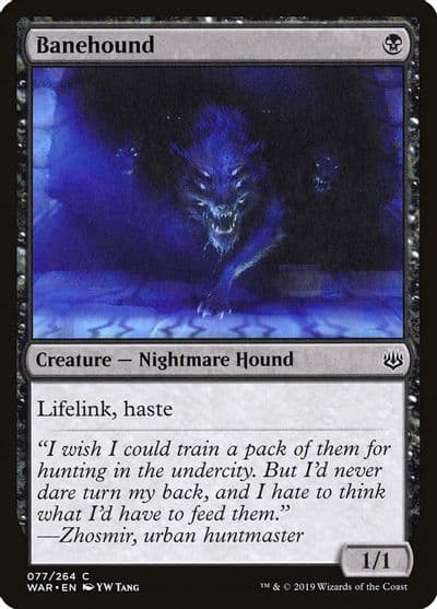 Banehound War of the Spark Magic card