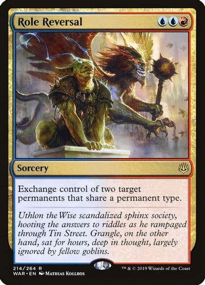 Role Reversal War of the Spark Magic card