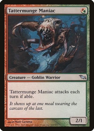 Tattermunge Maniac Shadowmoor Magic card