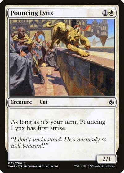 Pouncing Lynx War of the Spark Magic card