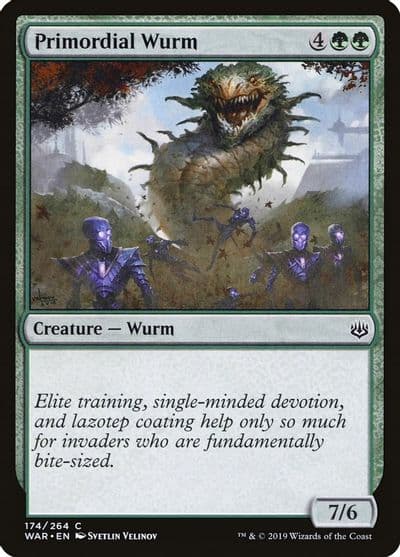 Primordial Wurm War of the Spark Magic card