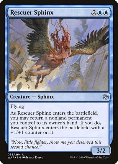Rescuer Sphinx War of the Spark Magic card